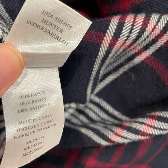 Rails Burgundy Plaid Long Sleeve - Picture 10 of 10